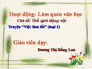 HOẠT ĐỘNG LQVH