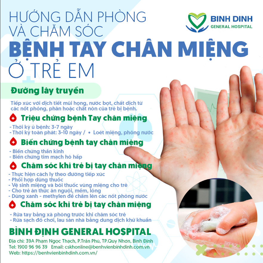 Bệnh tay chân miệng ở trẻ em